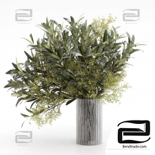 Bouquets from olive branches 13