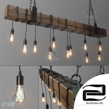 Pendant Lamp Chandelier With Vintage Style