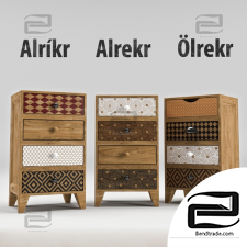 Curbstone cabinet Alkerk, Alrikr, Olrekr