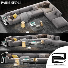 Sofas Poliform Paris Seoul