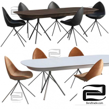 BoConcept table and chair