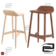 Bar stool Crosshatch by Herman Miller