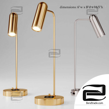 Linear Metal Table Lamp