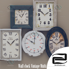 Clock Kare Design Vintage Multi Nature Watch