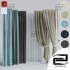 A set of curtains