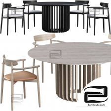 Miniforms Juice table and chair, Miniforms Claretta