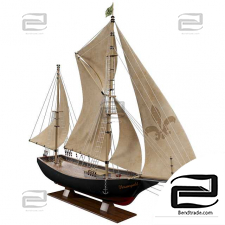 Decorative ship model