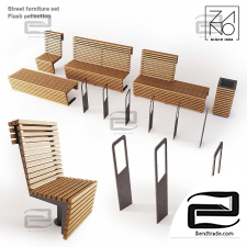street furniture set 02