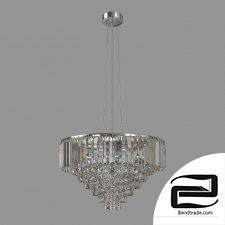 Crystal chandelier with double mounting option Eurosvet 10105/9 Torreta
