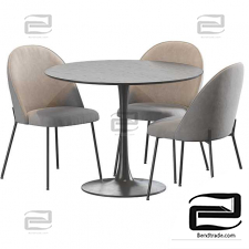 Jysk Dybvad Table and Chair