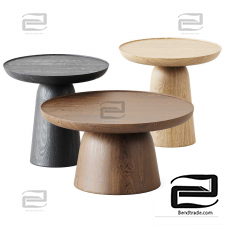 Wooden Hrib tables by Javorina