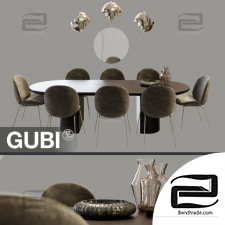 Table and chair Gubi 14