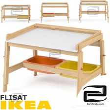 IKEA FLISAT tables and chairs