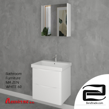 Bathroom Furniture MA ZEN WHITE 60cm