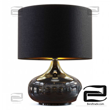 Zara Home Black ceramic Table Lamp