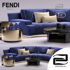 Sofa Sofa Fendi Artu Round Sectional