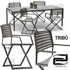 Table and chair Tribu Regista