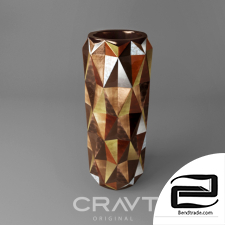 Cravt Granate Brown Large vase