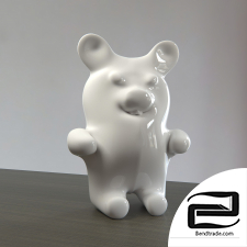 Teddy bear figurine