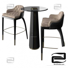 Luxxu Darian Charla table and Chair