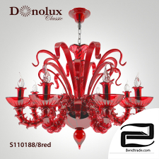 Donolux S110188/8red chandelier