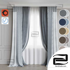 Modern style curtain