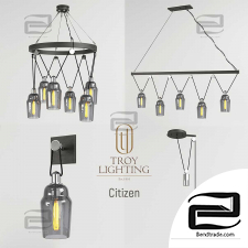 Hanging lamp Troy Lighting Citizen