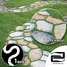 Paving stones Path of stone