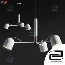 Hanging lamp Liang metal white hanging lamp