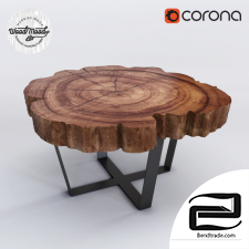 Table made of solid sawn wood