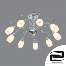 Ceiling chandelier with plafonds Eurosvet 22080/9 chrome Ginevra