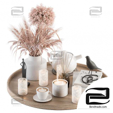 Decorative set with Wheat