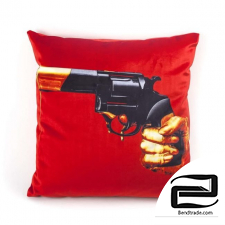 Pillow Cushion Revolver Toiletpaper Seletti 