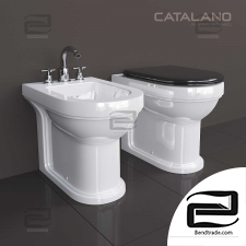 Toilet and bidet Catanalo Canova Royal