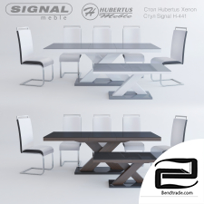 Xenon Hubertus table-meble chair H-441 Signal