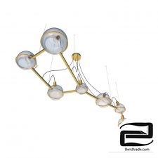 Chandelier “Ursa Major” (the Big dipper) Ref. 20915 from Pikartlights & Let's Design