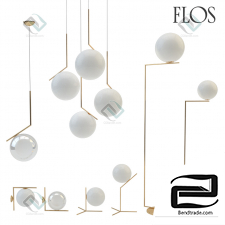Flos IC Lights set chandelier Pendant light
