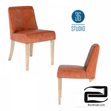 Leather chair model C374 from Studio 36