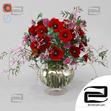 Bouquet Bouquet in a glass vase