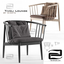 Tivoli Lounge Chair Agmshaig by Cizeta