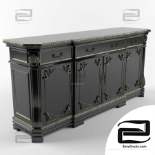 Cabinets, dressers gothic black