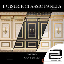 Stucco Boiserie classic panels