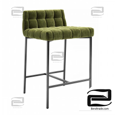 CB2 Gabe Pesto Tufted Chair