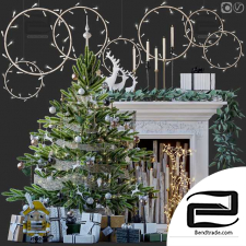 Decorative set Christmas Tree 15