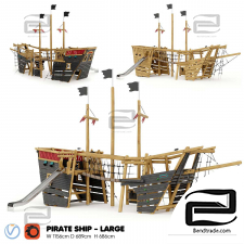 Play complex for playgrounds KOMPAN PIRATE SHIP- LARGE