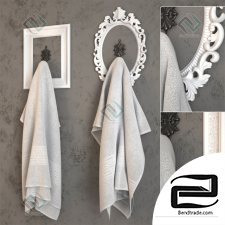 Towels with frames