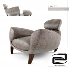 Linley. Aston chair and Banquette