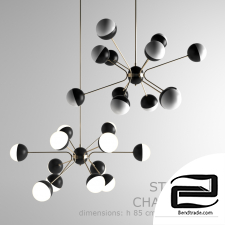 STILNOVO CHANDELIER SPUTNIK