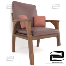 Leather chair chairs
