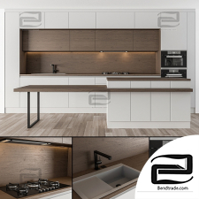 Kitchen furniture White and Wood